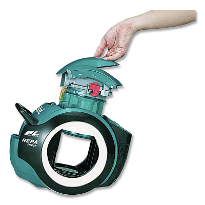 LXT Lithium-Ion Brushless Cordless Cyclonic Canister HEPA Filter Vacuum (Tool Only), Black/Teal/White (DCL501Z)