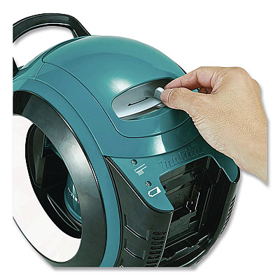 LXT Lithium-Ion Brushless Cordless Cyclonic Canister HEPA Filter Vacuum (Tool Only), Black/Teal/White (DCL501Z)