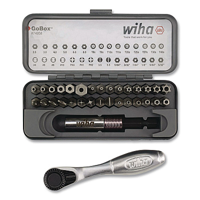 32-Piece GoBox Security Bit Set with Mini Ratchet (74958)