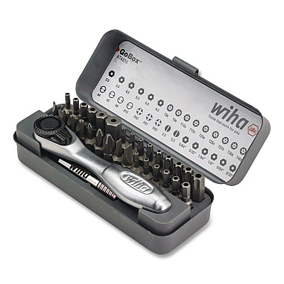 32-Piece GoBox Security Bit Set with Mini Ratchet (74958)