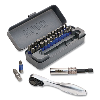 32-Piece GoBox TerminatorBlue Impact Bit Set with Mini Ratchet (76889)
