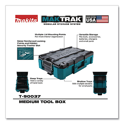 MAKTRAK Medium Tool Box (T90037)