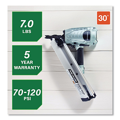 HPT 30 Degree Paper Collated 3.5" Strip Framing Nailer (NR90ADS1M)