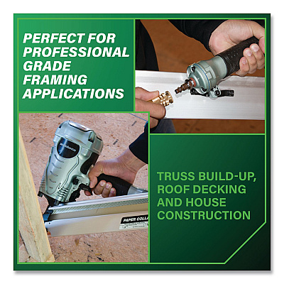 HPT 30 Degree Paper Collated 3.5" Strip Framing Nailer (NR90ADS1M)