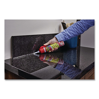 Flex Caulk Hi-Performance Hybrid Caulk, 6.6 oz Aerosol Can, Dries Clear, 4/Carton (CFSCLRR675)