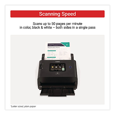 Canon imageFORMULA DR-S350NW, 600 dpi Optical Resolution, 60-Sheet Auto Document Feeder (6897C002)