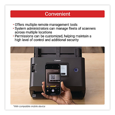 Canon imageFORMULA DR-S350NW, 600 dpi Optical Resolution, 60-Sheet Auto Document Feeder (6897C002)