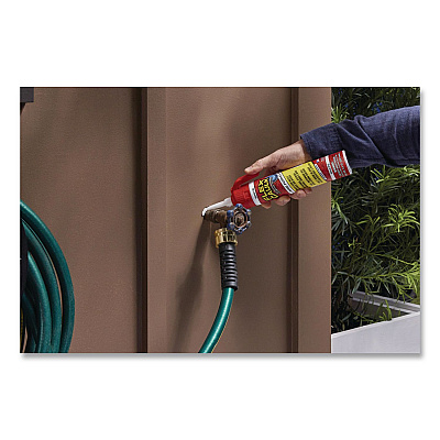 Flex Caulk Hi-Performance Hybrid Caulk, 9 oz Aerosol Can, Dries White, 4/Carton (CFSWHTR675)