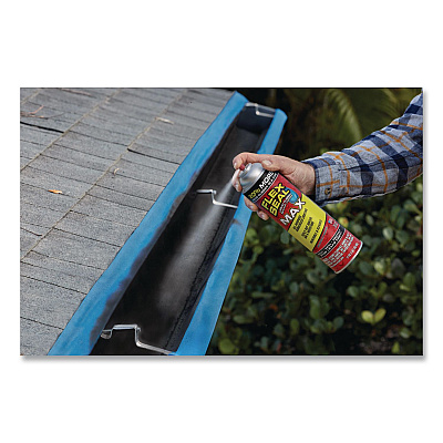 Flex Seal Liquid Rubber Sealant Coating MAX Aerosol, 17 oz Aerosol Can, Dries Clear, 4/Carton (FSMAXCLR24)
