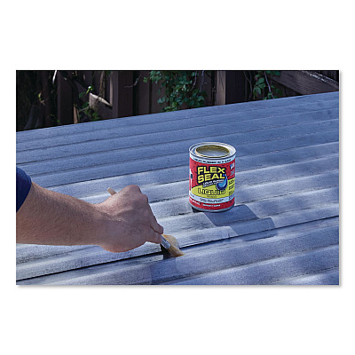 Flex Seal Liquid Rubber Sealant Coating Liquid, 16 oz Can, Dries Clear, 6/Carton (LFSCLRR16)