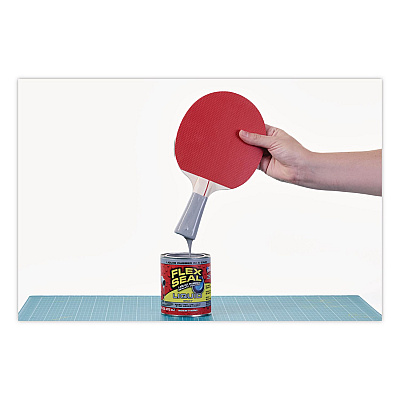 Flex Seal Liquid Rubber Sealant Coating Liquid, 16 oz Can, Dries Gray, 6/Carton (LFSGRYR16)