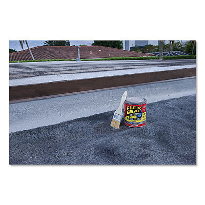 Flex Seal Liquid Rubber Sealant Coating Liquid, 32 oz Can, Dries Gray, 6/Carton (LFSGRYR32)