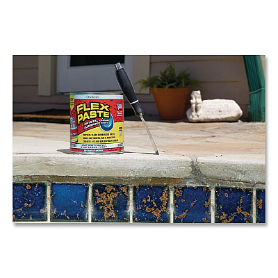 Flex Paste Super Thick Rubberized Paste, 26 oz Can, Dries Clear, 4/Carton (PFSCLRR32)