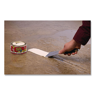 Flex Paste Super Thick Rubberized Paste, 1 lb Can, Dries White, 4/Carton (PFSWHTR16)
