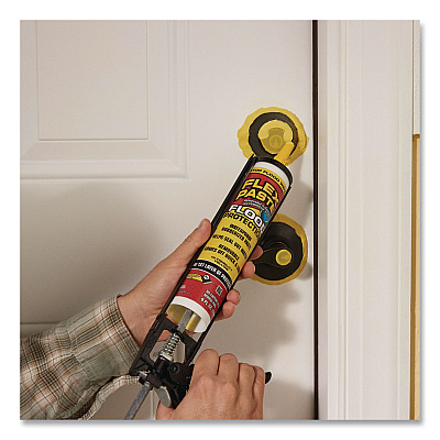 Flex Paste Flood Protection Paste, 9 oz Cartridge, Dries Yellow, 6/Carton (RPSYELR10)