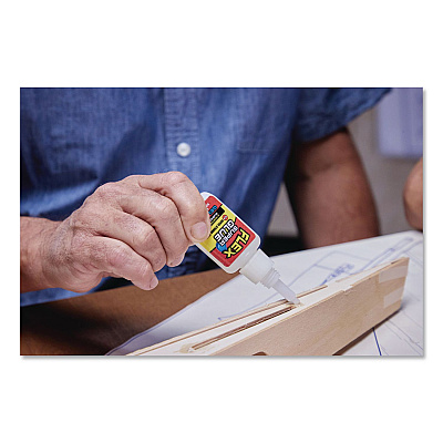 Flex Super Glue, Precision Tip, Gel, 0.7 oz, Dries Clear, 8/Carton (SGGELB20)