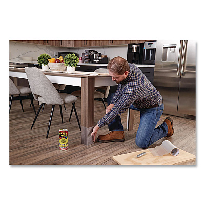 Flex Tape Strong Rubberized Waterproof Tape, 4" Core, 39 mil Thick, 12" x 10 ft, Clear, 4/Carton (TFSCLRR1210)