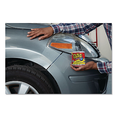 MAX Strong Rubberized Waterproof Tape, 4" Core, 39 mils Thick, 4" x 25 ft, Clear, 3/Carton (TFSMAXCLR04)