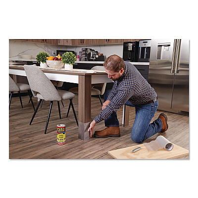 MAX Strong Rubberized Waterproof Tape, 4" Core, 39 mils Thick, 8" x 25 ft, Clear, 3/Carton (TFSMAXCLR08)