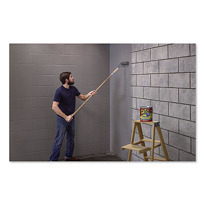 Flex Seal Liquid Rubber Sealant Coating Liquid, 1 gal Can, Dries Gray, 2/Carton (US855GRY012)
