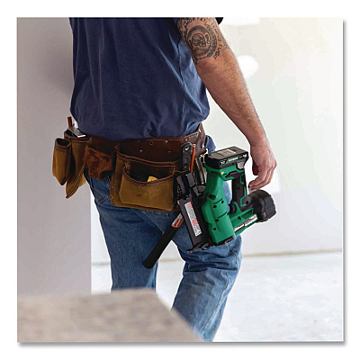 18V Brushless Lithium-Ion Compact 18 ga Cordless Brad Nailer Kit (2 Ah), 5/8" to 2" Nails, Green/Black (NT1850DFTM)