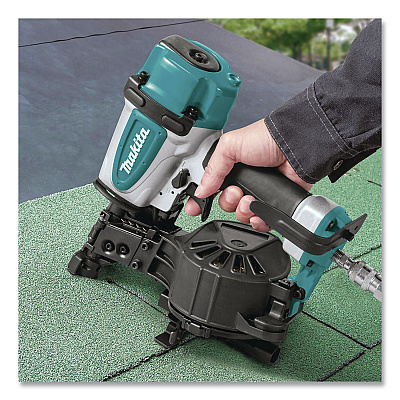 1 3/4" Roofing Nailer (Reconditioned), 3/4" to 1 3/4" Nails, Teal/Black/Gray (AN454R)