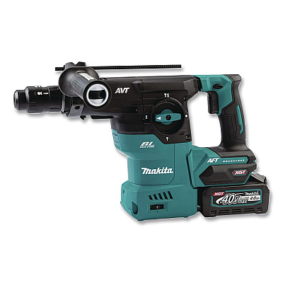 40V Max XGT Brushless Lithium-Ion 1 3/16" Cordless AVT AWS Rotary Hammer Drill Kit (4 Ah) (GRH09M1)