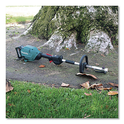 XGT Brushless Lithium-Ion Cordless Couple Shaft Power Head with String Trimmer Attachment Kit, 71.75" Long, Teal/Black/Silver (GUX01JM1X1)