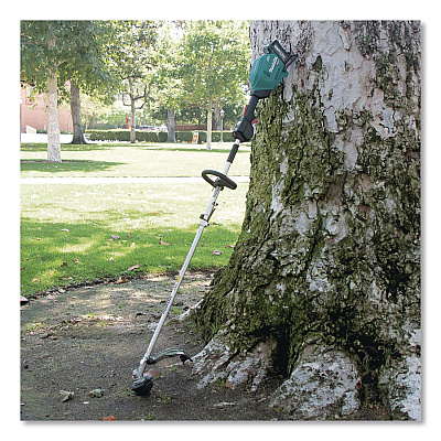 XGT Brushless Lithium-Ion Cordless Couple Shaft Power Head with String Trimmer Attachment Kit, 71.75" Long, Teal/Black/Silver (GUX01JM1X1)