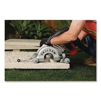 MEDUSAW Worm Drive Concrete Saw, 5,100 RPM, Bevel Range, 7" Blade (SPT7900)