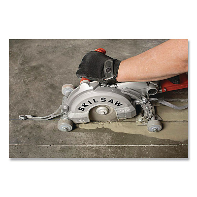 MEDUSAW Worm Drive Concrete Saw, 5,100 RPM, Bevel Range, 7" Blade (SPT7900)
