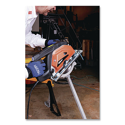 9" Slugger Metal Cutting Saw, 2.4 hp, 2,300 RPM, 0 to +45 Degree Bevel Range (69908120001)