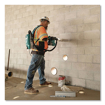 40V Max XGT Brushless Lithium-Ion 1 3/16" Cordless AVT AWS Rotary Hammer Drill Kit (4 Ah) (GRH09M1)