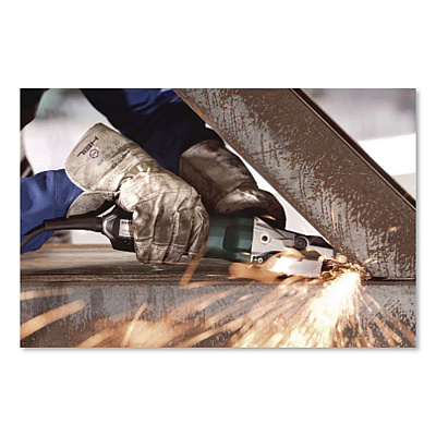 WEPF 9-125 Flat Head Paddle Switch Corded Angle Grinder, 5" Wheel, 8 Amp (646069420)