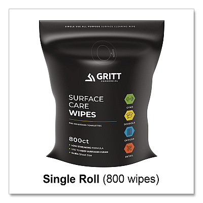 Surface Care Wipes, 1-Ply, 6 x 8, Fresh Scent, White, 800 Wipes (GRI5RW1)