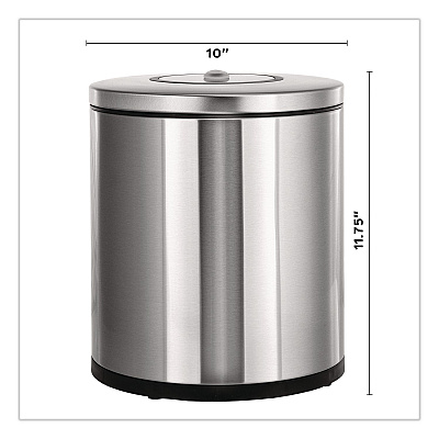 Stainless Steel Tabletop Wipes Dispenser, 10 x 10 x 11.75, Brushed Stainless Steel (GRI510T)