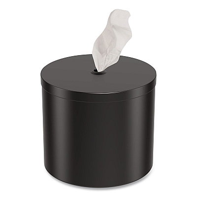 Stainless Steel Wall Mount Wet Wipe Dispenser, 9.7" x 9.7" x 9.8", Black (GRI510WBLK)