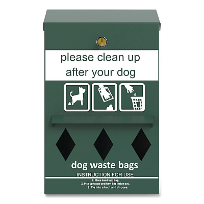 Wall-Mount Pet Waste Roll Bag Dispenser (FLO13RDG)