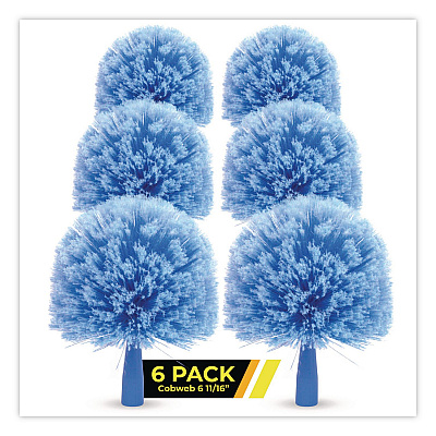 Cobweb/Corner Duster Brush, 8" Length, 6/Pack (GRI1036PK)