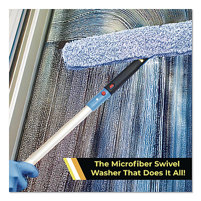 Heavy-Duty Swivel Window Washer, 18" Wide Blade, 12/Carton (GRI1331812PK)