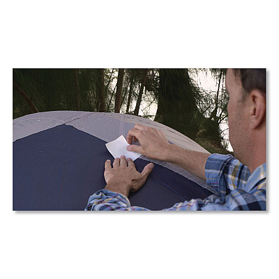 Flex Tape Strong Rubberized Waterproof Tape, 39 mils Thick, 4" x 3", White, 2 Patches/Pack, 24/Carton (TFSWHTMINI)