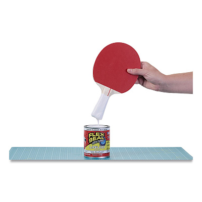 Flex Seal Liquid Rubber Sealant Coating Liquid, 16 oz Can, Dries White, 6/Carton (LFSWHTR16)