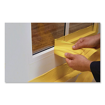 Flex Paste Flood Protection Paste, (6) 8.7 oz Sleeves with Tray/Pack, Dries Yellow, 2 Packs/Carton (RPSYELR64)