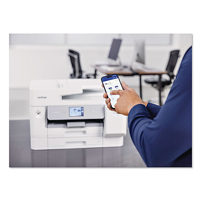 Brother Workhorse MFC-J6975DW Business Color Inkjet AIO Printer, Copy/Fax/Print/Scan