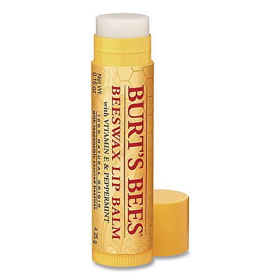 Beeswax Lip Balm, Original, 0.15 oz Stick, 4/Pack (01198)