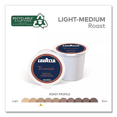 Lavazza Tiramisu Coffee K-Cup, 22/Box (5000384724)