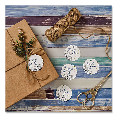 Avery Printable Scallop Round Gift Tags, Inkjet/Laser Printers, 2.5" dia, White, 9/Sheet, 10 Sheets/Pack (80511)