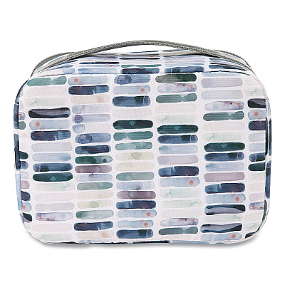 Kelly Ventura Iris Insulated Lunch Box, 10.04" x 4.72" x 7.87", Ocean Stripe (10003577)