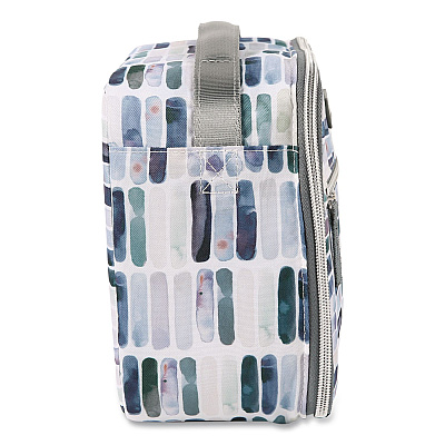 Kelly Ventura Iris Insulated Lunch Box, 10.04" x 4.72" x 7.87", Ocean Stripe (10003577)