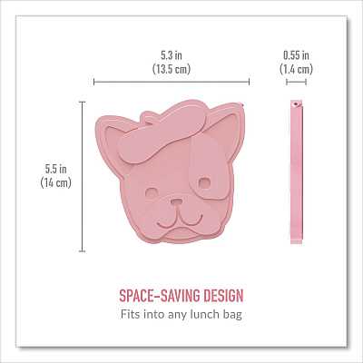 bentgo Buddies Kids Ice Packs, Puppies, Assorted Colors, 4/Pack (BGICEPPY)